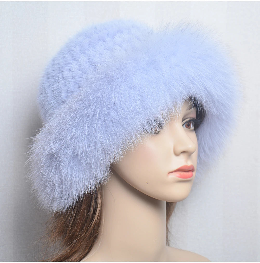 Luxury handmade mink fur hat to elevate your winter wardrobe with luxurious warmth and timeless style for womenideal for snow cold weather