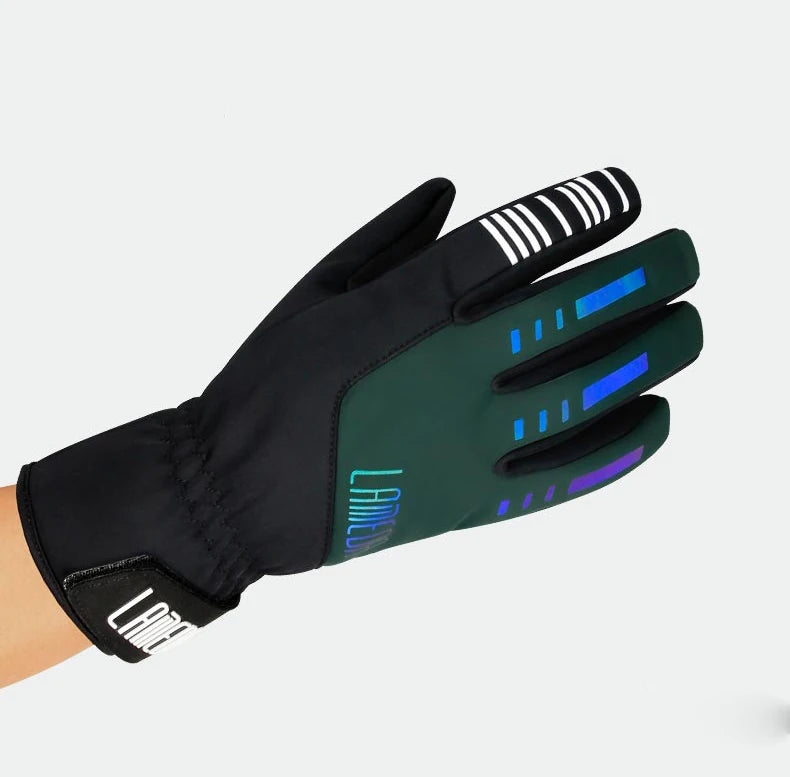 Stay Warm on Your Ride LAMEDA Autumn/Winter Windproof Cycling Gloves for Men and Women
