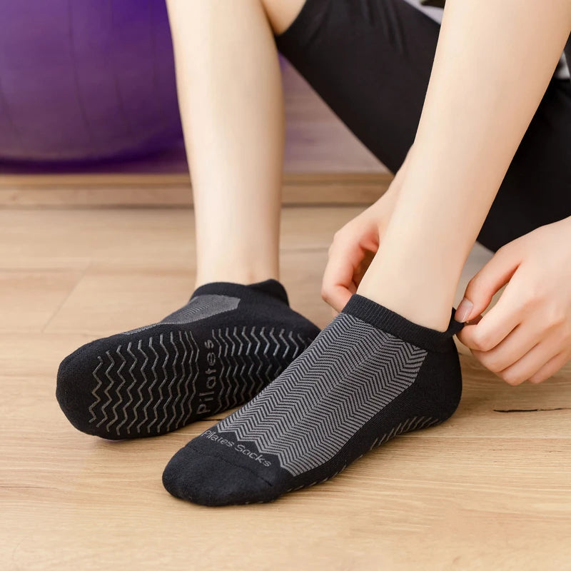 Premium professional women's pilates socks non slip, breathable yoga socks for ladies' fitness, sports, ballet, and dance hall activities