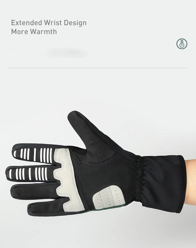 Stay Warm on Your Ride LAMEDA Autumn/Winter Windproof Cycling Gloves for Men and Women
