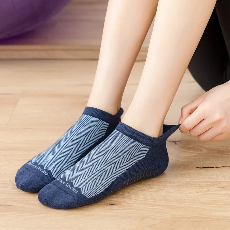 Premium professional women's pilates socks non slip, breathable yoga socks for ladies' fitness, sports, ballet, and dance hall activities