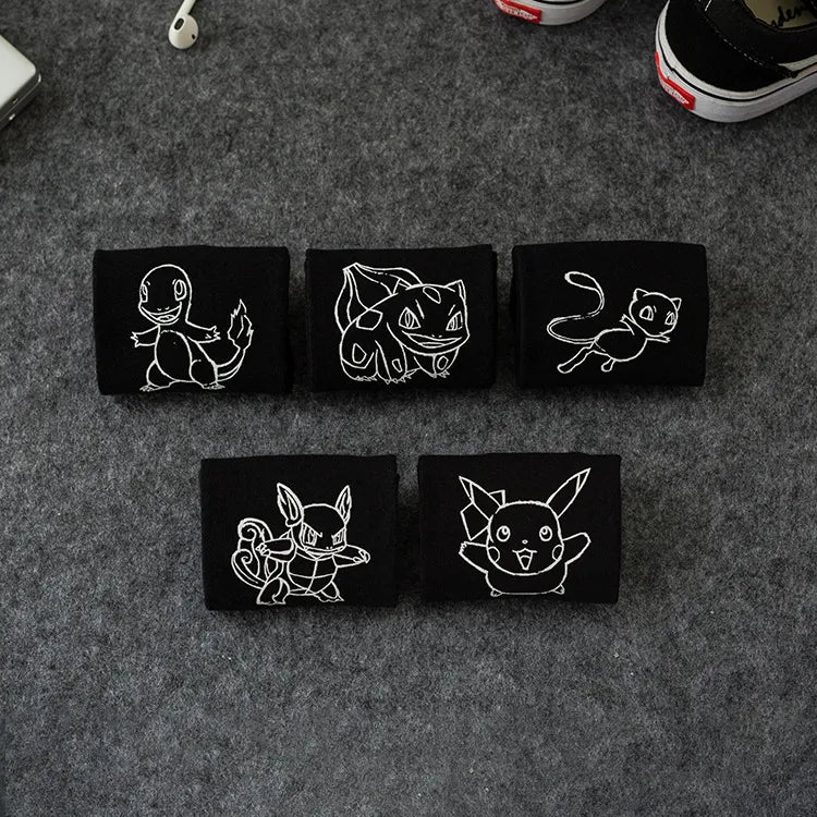 Pokemon 3D Printed ankle Invisible socks cartoon anime Pikachu Style men women kids