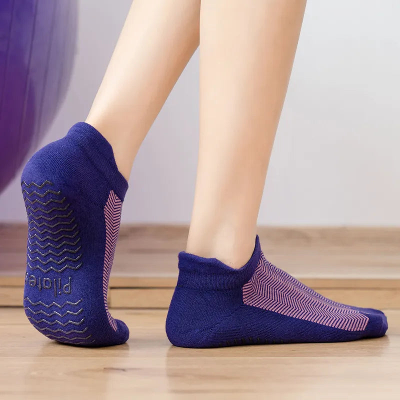 Premium professional women's pilates socks non slip, breathable yoga socks for ladies' fitness, sports, ballet, and dance hall activities