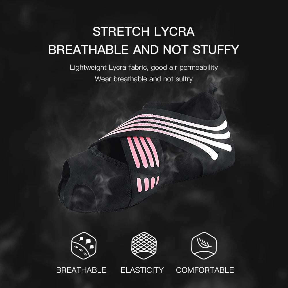 Kyncilor professional fitness shoes socks elegant non-slip gym yoga shoes with flat soft anti-slip sole - perfect for pilates, dance, ballet or yoga socks