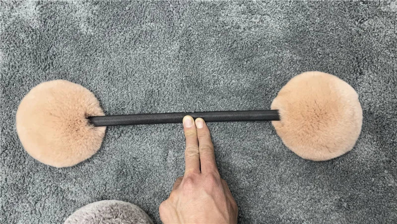 pure luxury with 100% natural rex rabbit fur earmuff women's for winter keep warm ear cover
