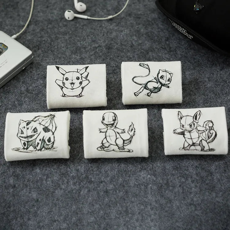 Pokemon 3D Printed ankle Invisible socks cartoon anime Pikachu Style men women kids