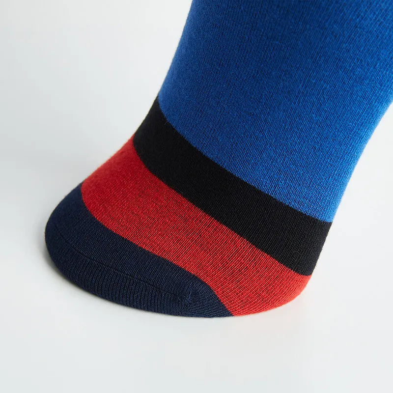 5 Paar bunte, weiche, atmungsaktive Herrensocken aus Bambusmischung