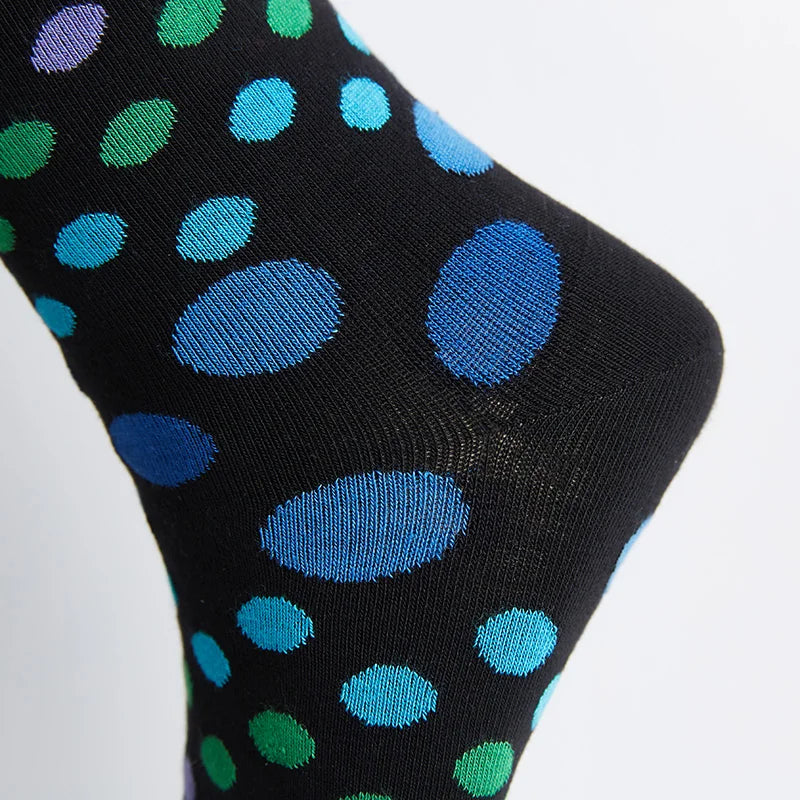5 Paar bunte, weiche, atmungsaktive Herrensocken aus Bambusmischung