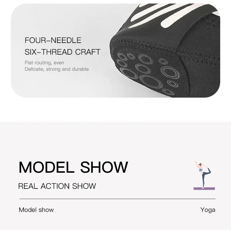Kyncilor professional fitness shoes socks elegant non-slip gym yoga shoes with flat soft anti-slip sole - perfect for pilates, dance, ballet or yoga socks