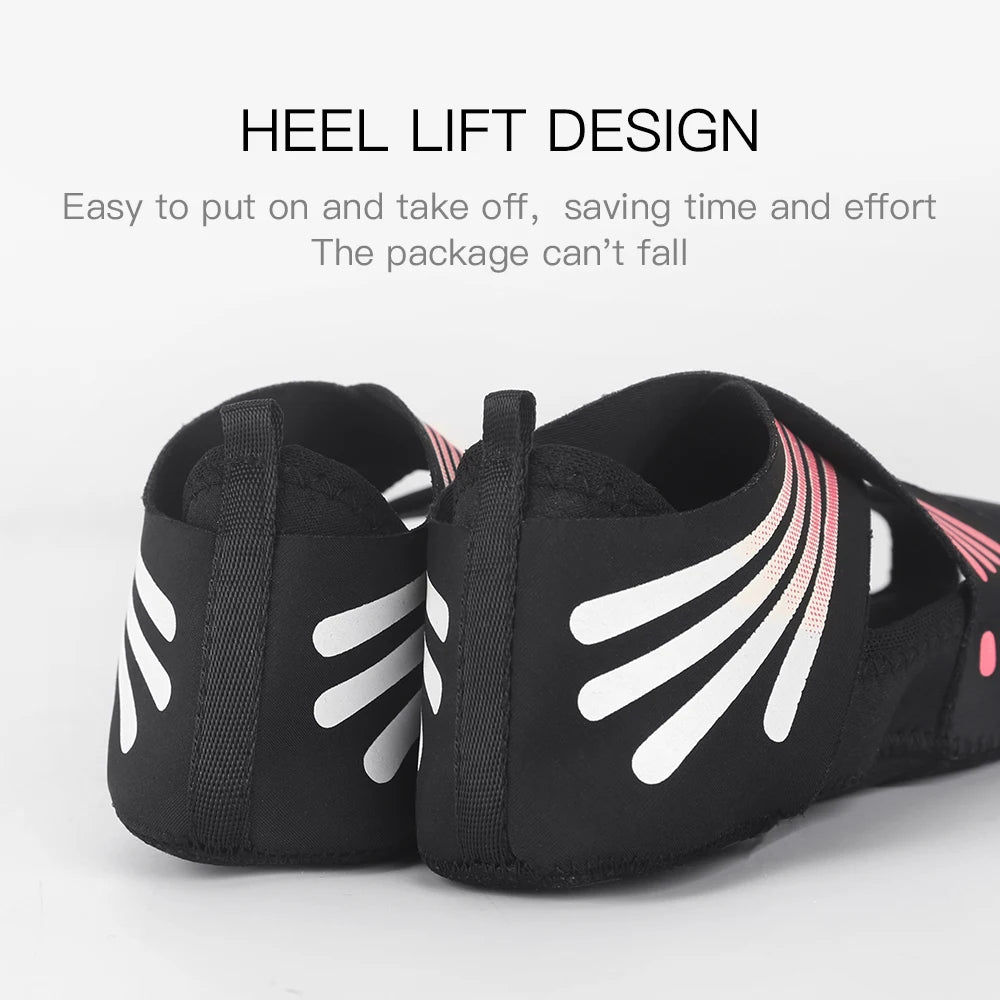 Kyncilor professional fitness shoes socks elegant non-slip gym yoga shoes with flat soft anti-slip sole - perfect for pilates, dance, ballet or yoga socks