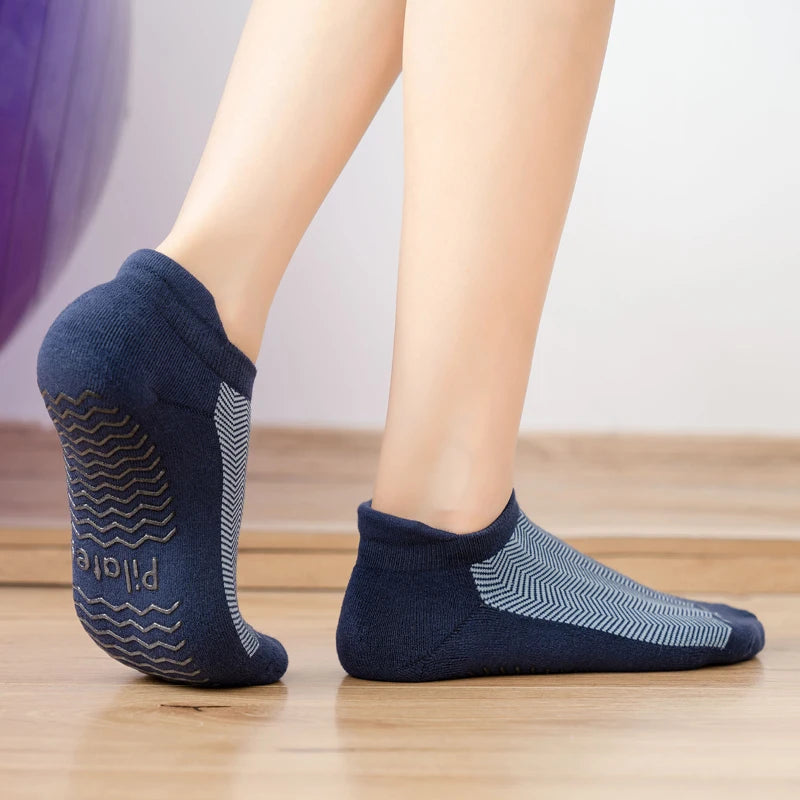 Premium professional women's pilates socks non slip, breathable yoga socks for ladies' fitness, sports, ballet, and dance hall activities