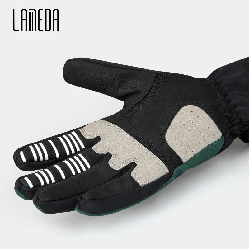Stay Warm on Your Ride LAMEDA Autumn/Winter Windproof Cycling Gloves for Men and Women