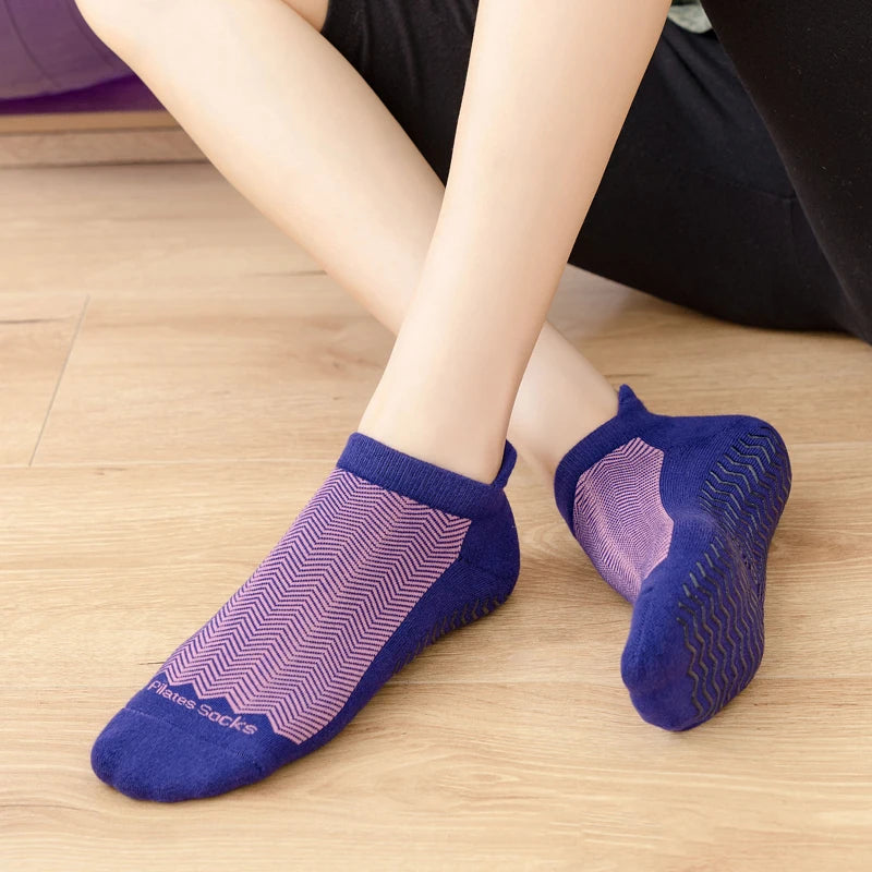 Premium professional women's pilates socks non slip, breathable yoga socks for ladies' fitness, sports, ballet, and dance hall activities