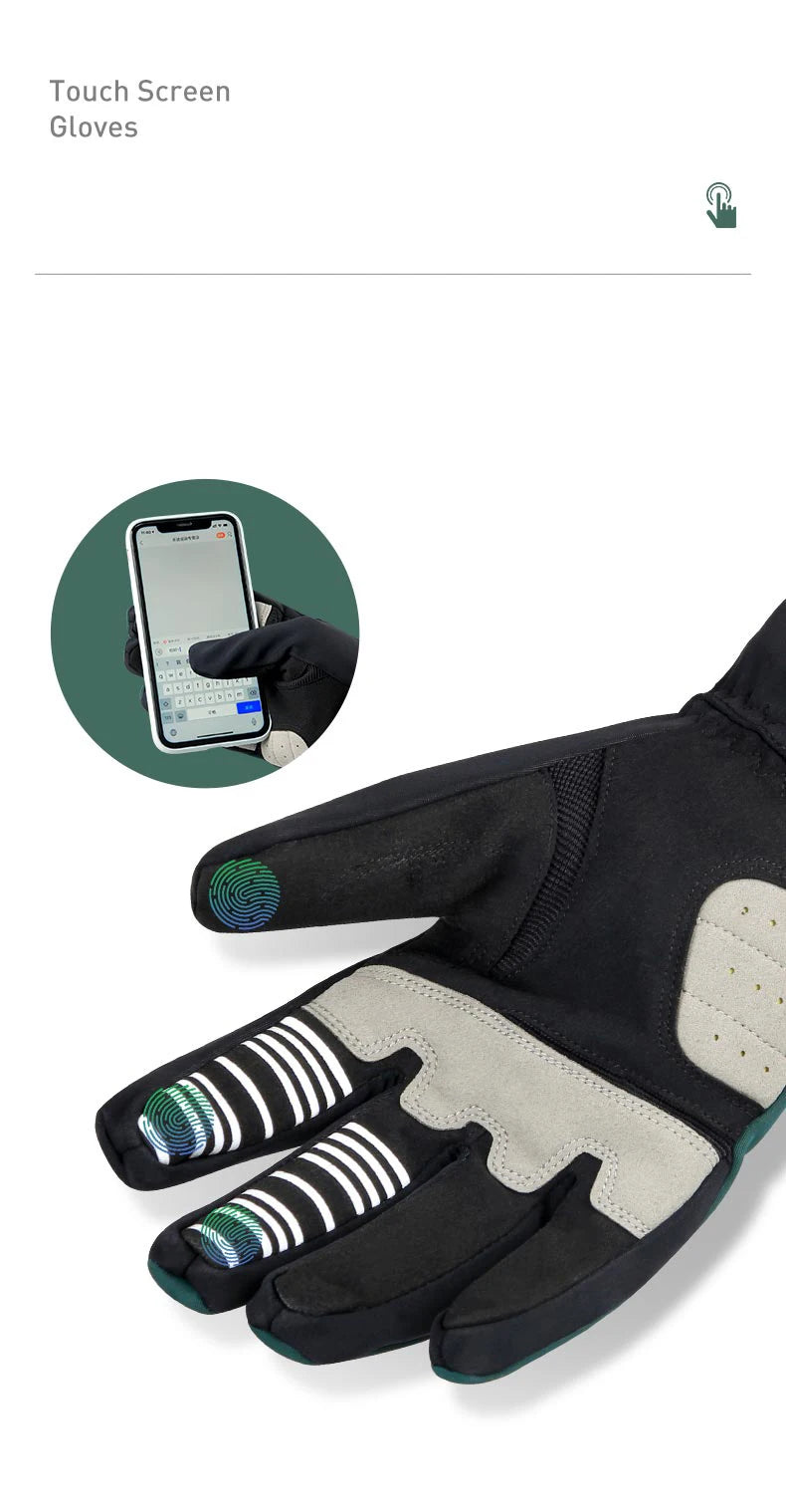 Stay Warm on Your Ride LAMEDA Autumn/Winter Windproof Cycling Gloves for Men and Women