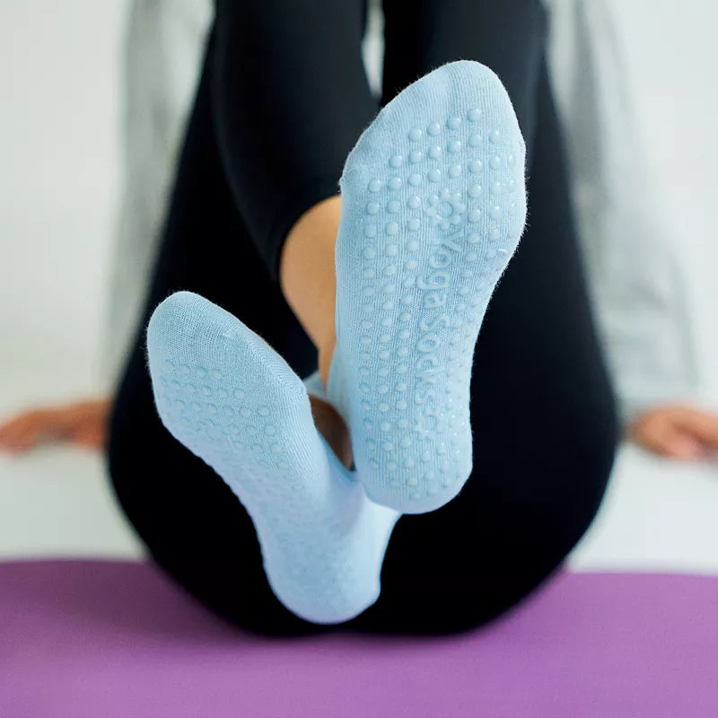 Women High Quality Pilates Socks Anti-Slip Breathable Backless Yoga Socks Ladies Ballet Dance Sports Socks for Fitness Gym