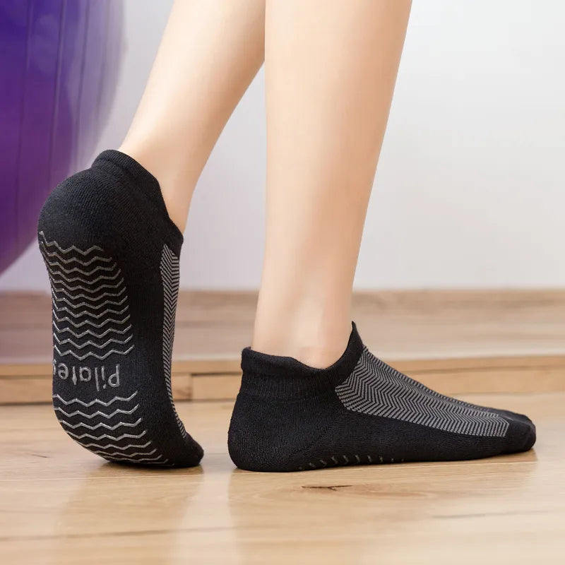 Premium professional women's pilates socks non slip, breathable yoga socks for ladies' fitness, sports, ballet, and dance hall activities