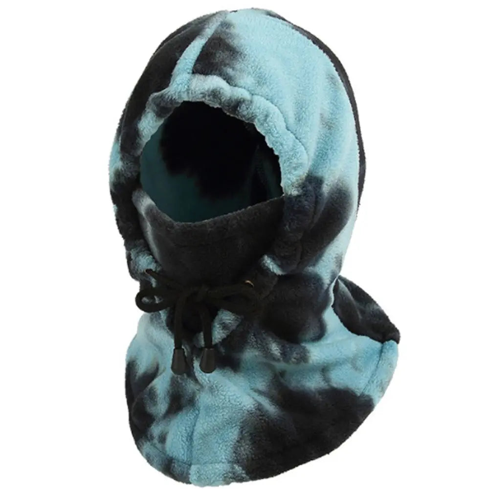 rainbow warmth: for skiing snowing winter cycling thermal scarf, cap, and balaclava set