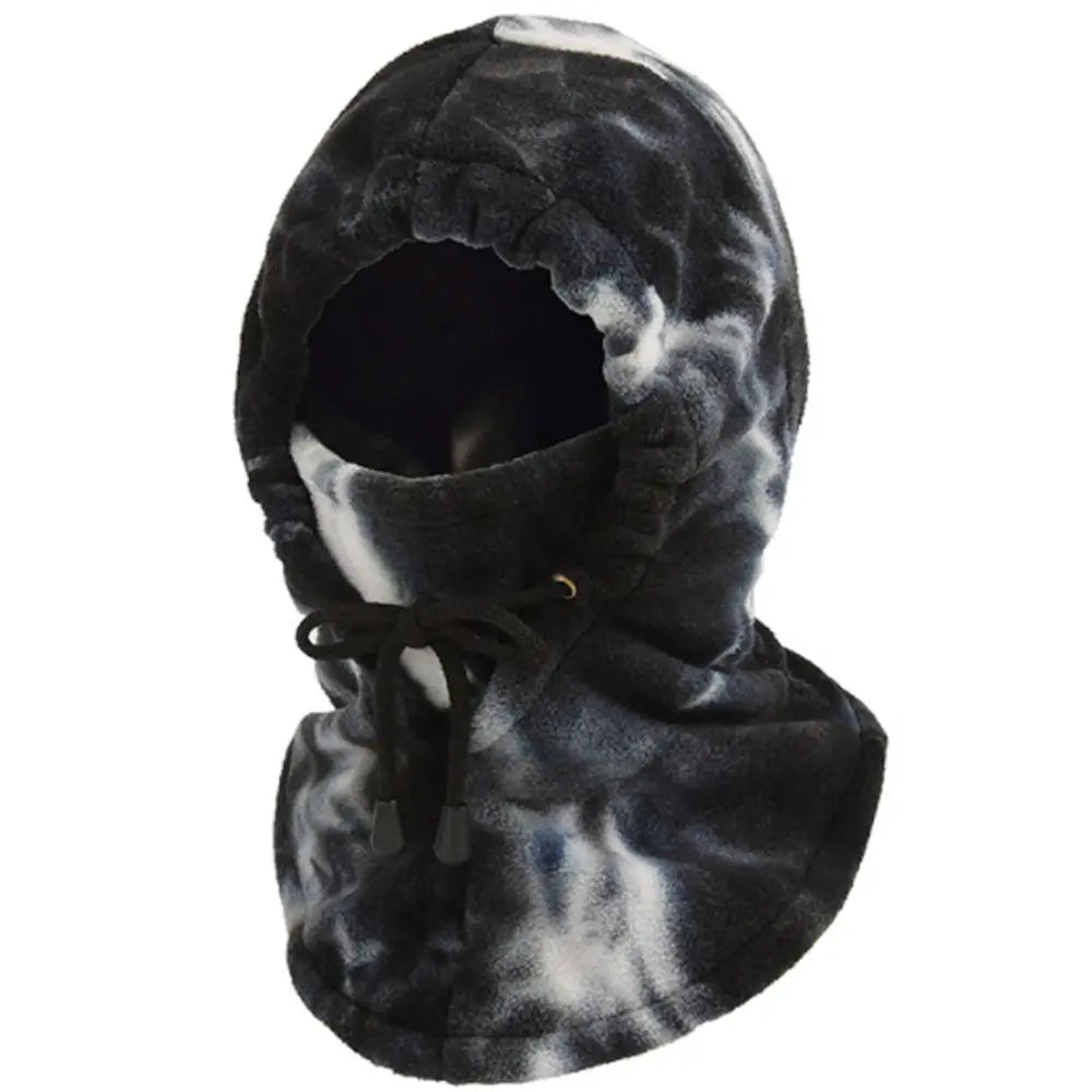 rainbow warmth: for skiing snowing winter cycling thermal scarf, cap, and balaclava set