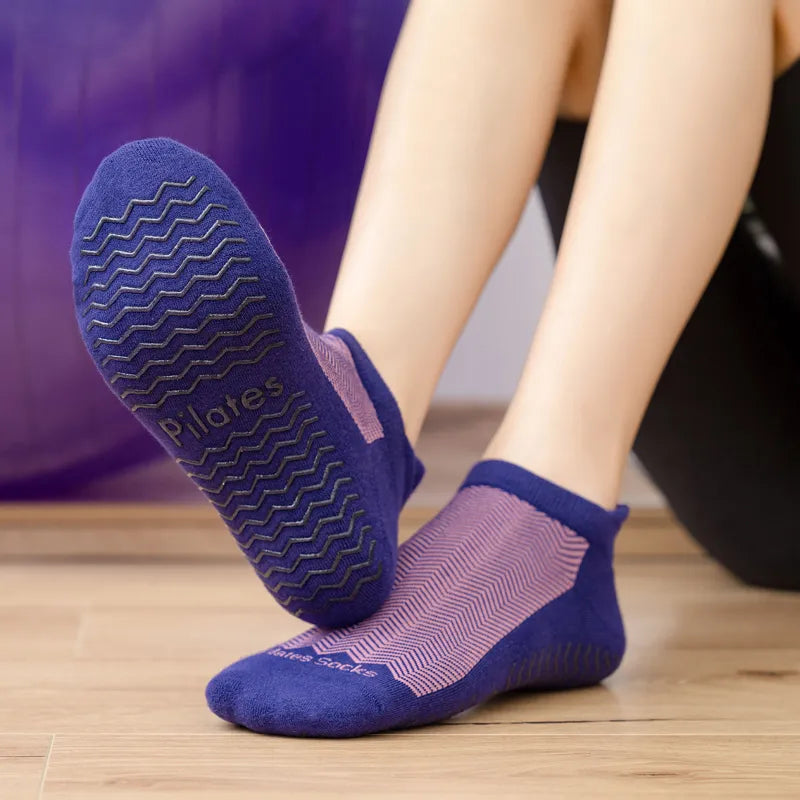 Premium professional women's pilates socks non slip, breathable yoga socks for ladies' fitness, sports, ballet, and dance hall activities