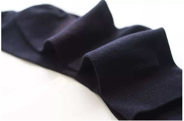 Men's Bamboo Crew Socks, Ideal for Business & Casual Wear, High-Quality 10 pairs per pack