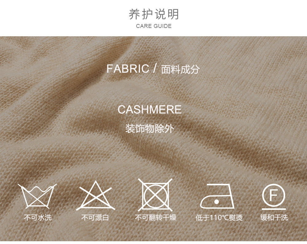 Winter luxury cashmere gloves for women with small cables and vertical edges , perfect gift