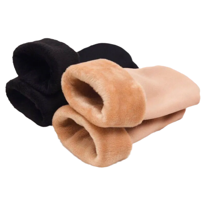 Thermal socks for women winter warm thick fleece wool cotton blend for Snow or home