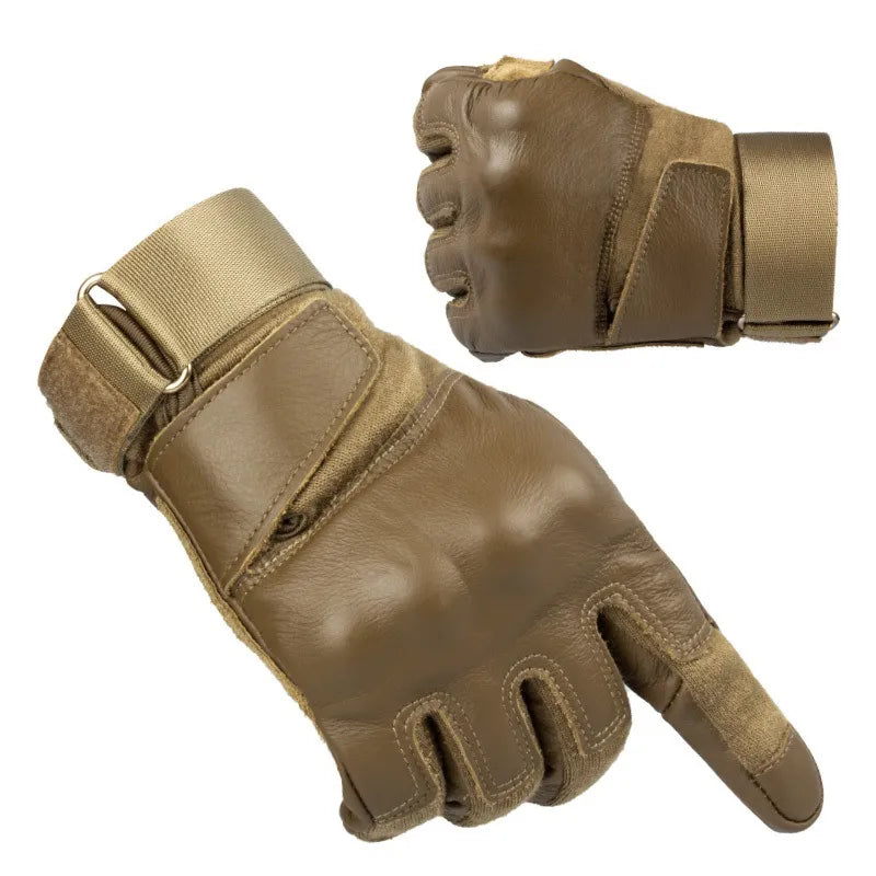 Durable leather motorcycle gloves that are adjustable, protective and stylish gear for men and women
