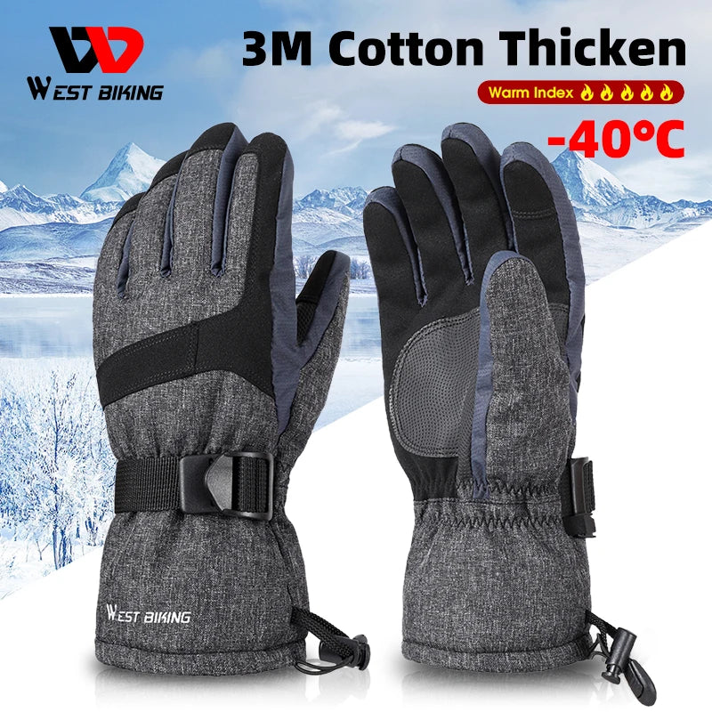 Ultimate winter performance with our new waterproof warm cycling skiing motorcycle snowboard sporting gloves for men and women