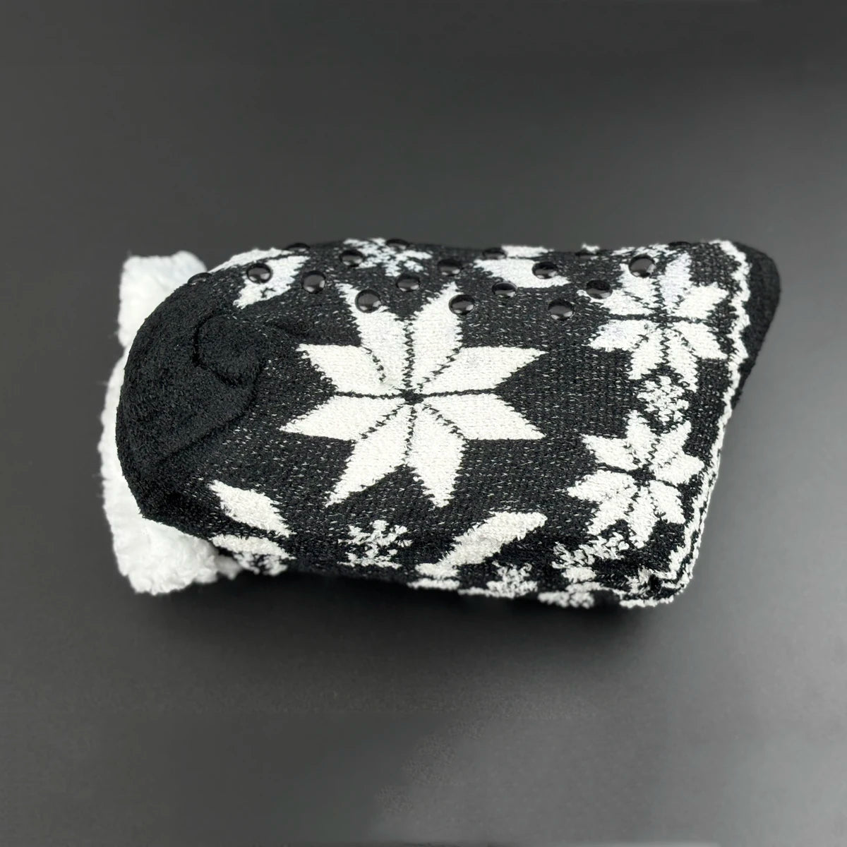 Winter warm socks for women for cozy Christmas holidays, thermal sleeping socks with non-slip grip