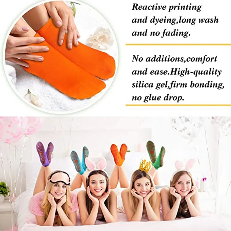 Elastic Non-Slip Cotton Breathable Comfort Socks for Yoga, gym, pilates or Trampoline, and kids stable steps or ballet and other activities