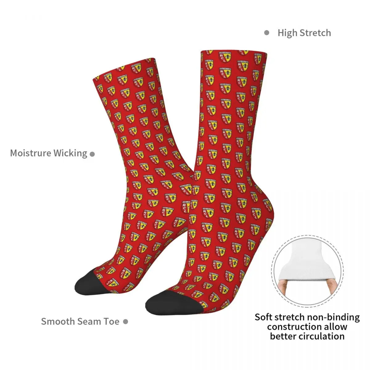 Lässige, neuartige Herrensocken aus Baumwollmischung mit RC-Objektiv für unübertroffenen Komfort für jede Jahreszeit