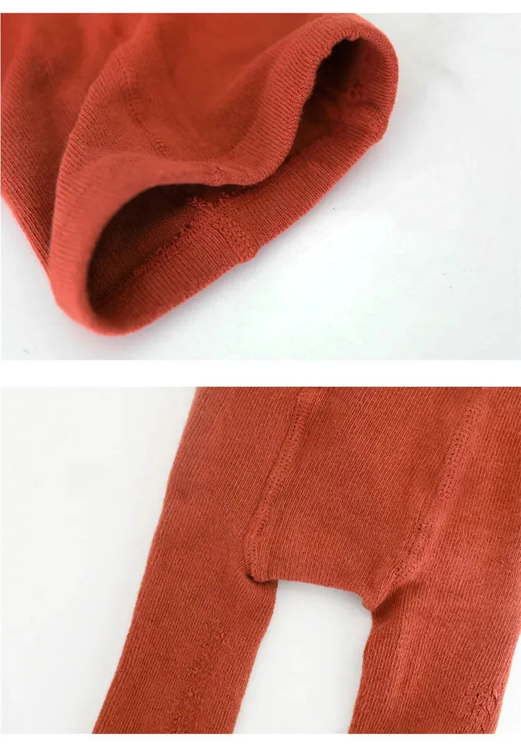 Spring -summer baby kids girl tights fashion knitted ribbed pantyhose - solid mesh leggings for girls, toddler baby tights (0-5Y)