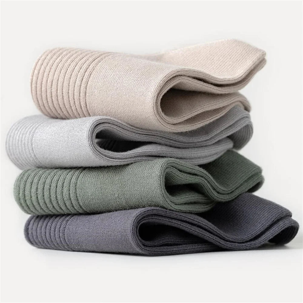 Premium ribbed cotton socks set of 5 pairs of high-quality short low tube sports socks for men and women