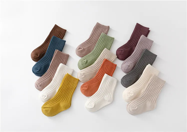 Charming 5 pairs of baby socks soft cotton bliss for stylish kids (0-5 years)
