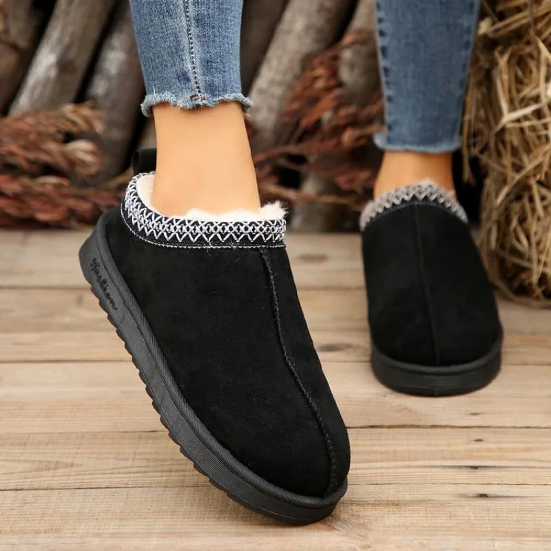 Winter Bliss with chelsea ankle snow boots, Fur-lined Flats, & Warm Platform Slippers - New Brand Collection women slippers