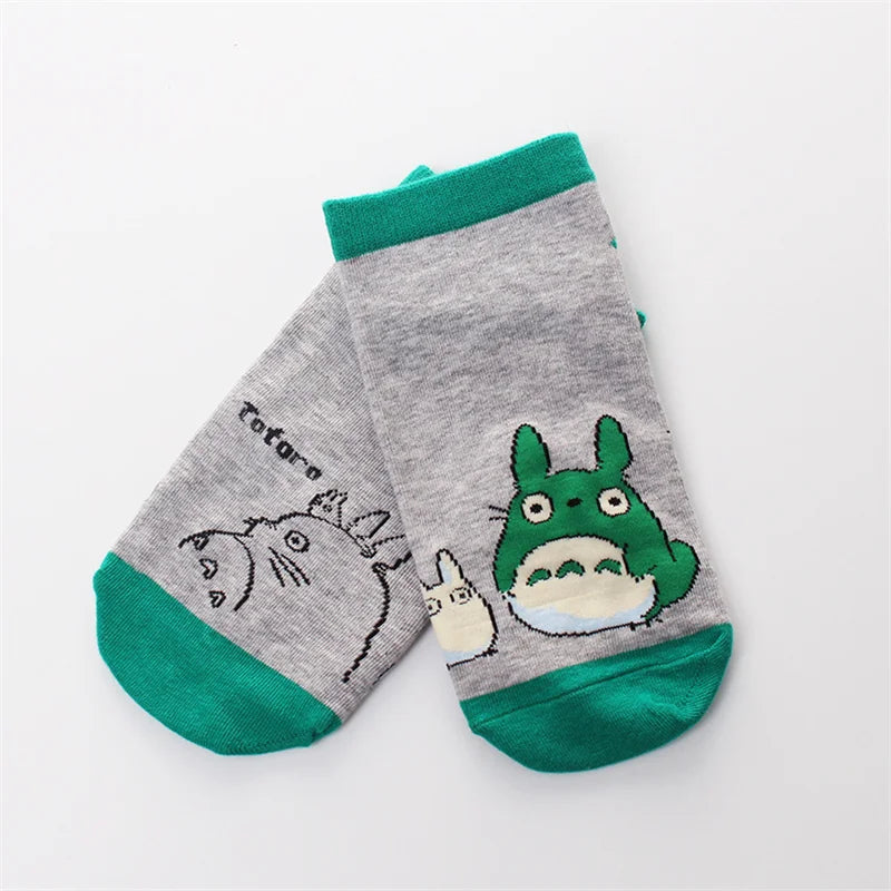 Anime my neighbor totoro cotton ankle socks for women or girls miyazaki fans' perfect gift