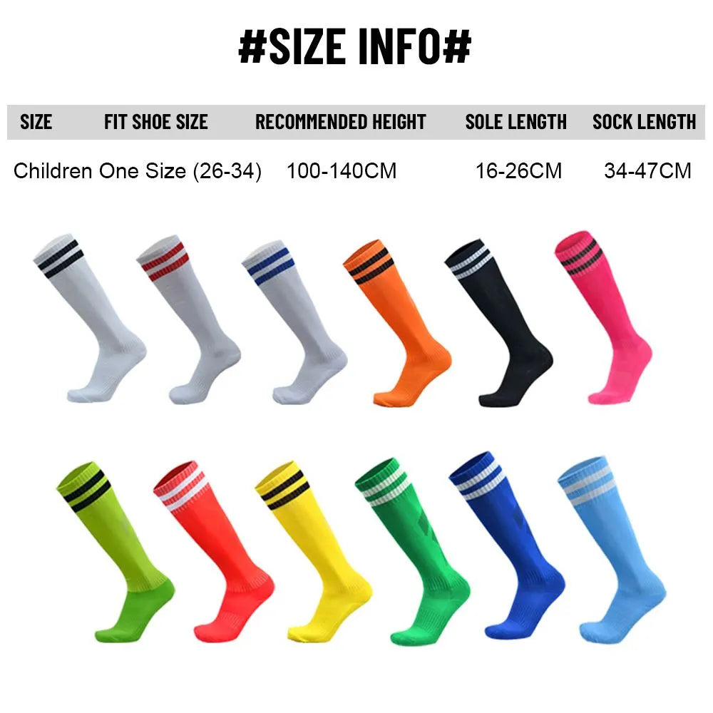 Non-Slip grip Football socks kids