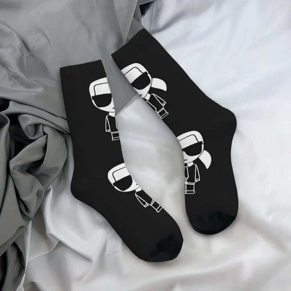 Karl who men's socks cartoon trendy outdoor novelty socks, stylish socks for every season, perfect for gift many colors available
