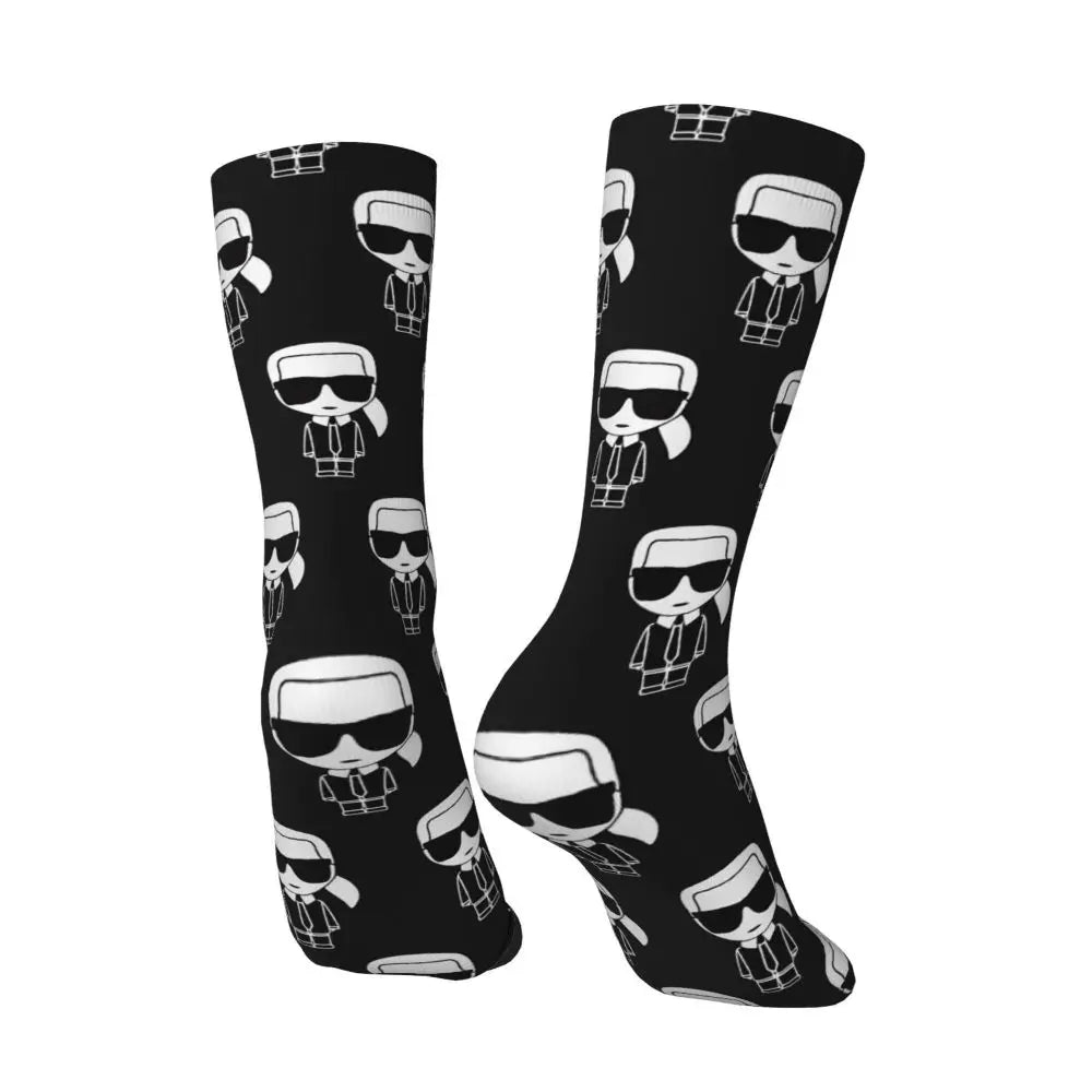 Karl who men's socks cartoon trendy outdoor novelty socks, stylish socks for every season, perfect for gift many colors available