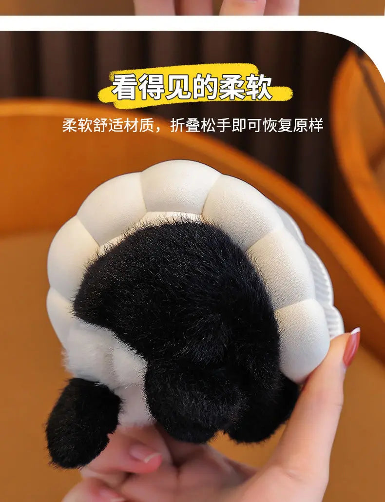 Cozy Kids' Cartoon Panda Slippers Warm Indoor Fluffy Shoes for Boys and Girls
