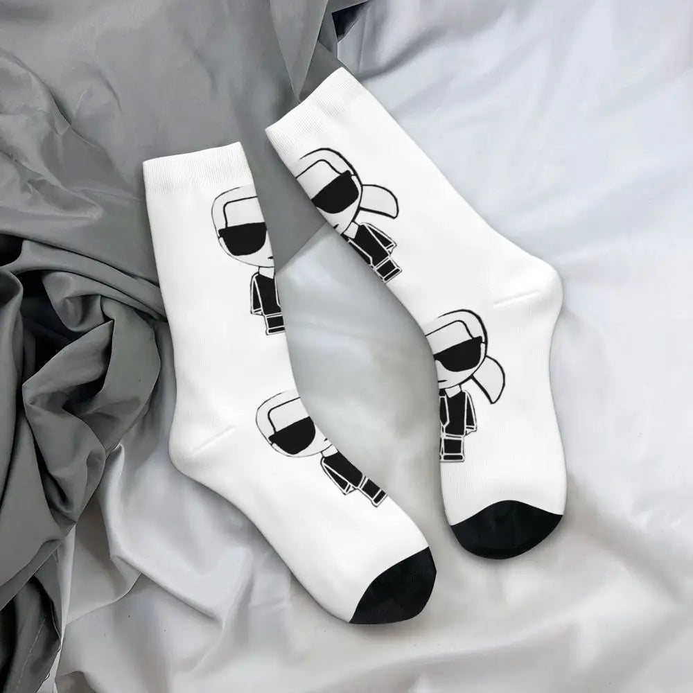 Karl who men's socks cartoon trendy outdoor novelty socks, stylish socks for every season, perfect for gift many colors available