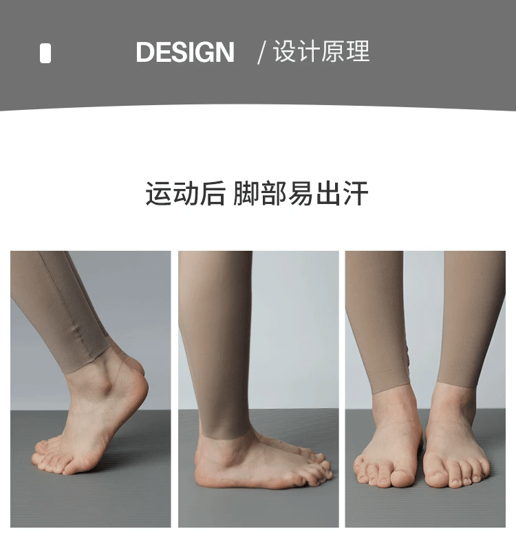 non-slip Mid-Tube Gradient Yoga Socks from breathable Cotton for Comfort for Women's Dance, Ballet, Pilates, yoga and exercise