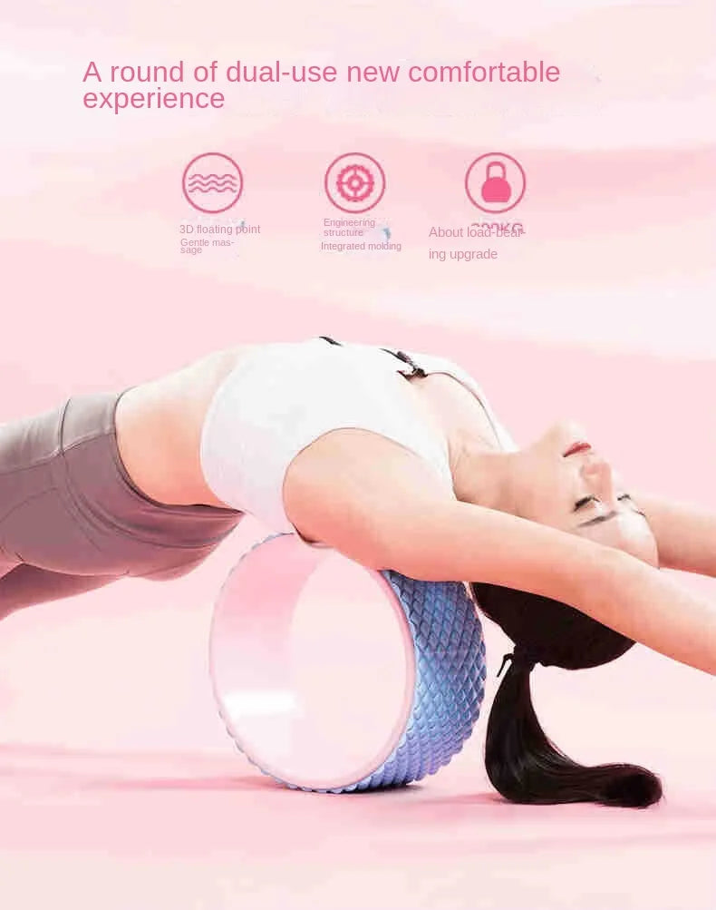Spiritual Wheel for yoga pilates to enhance stretching, strengthen muscles, and improve balance