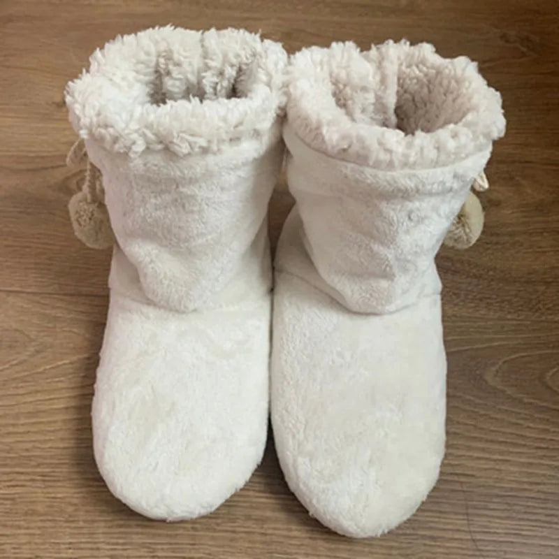 Christmas soft thick warm thermal tocks unisex for winter plush Anti Slip Slipper socks size EU35-44