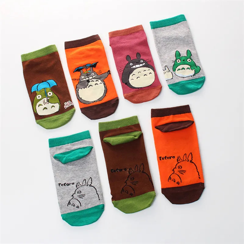 Anime my neighbor totoro cotton ankle socks for women or girls miyazaki fans' perfect gift