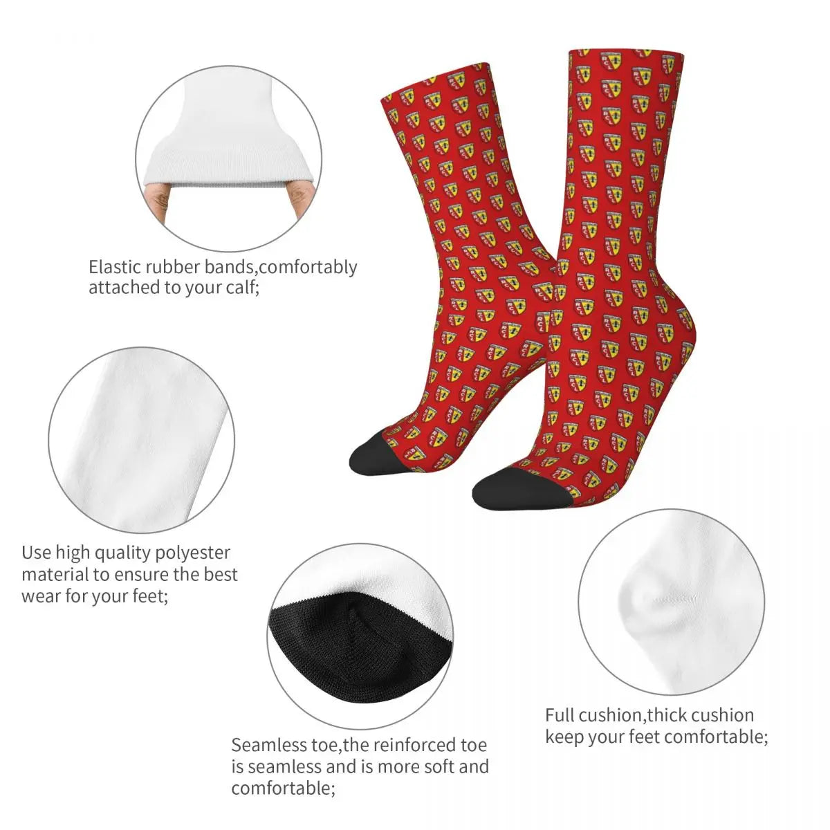 Lässige, neuartige Herrensocken aus Baumwollmischung mit RC-Objektiv für unübertroffenen Komfort für jede Jahreszeit