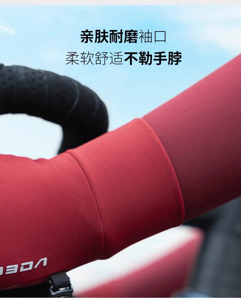 Gloves for winter cycling warmth for men and women - full-fingered, long-fingered sports gloves for a cozy ride