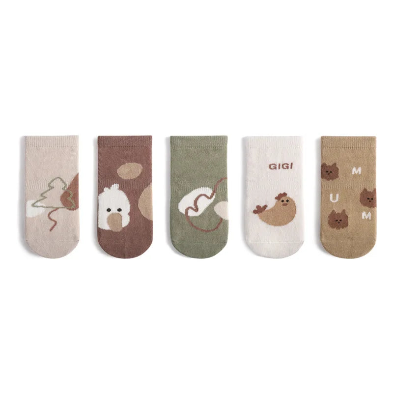 Winter anti-slip baby toddler socks