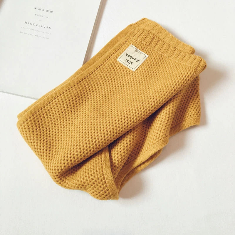 Kids' Knitted wool scarf for fashion & warmth