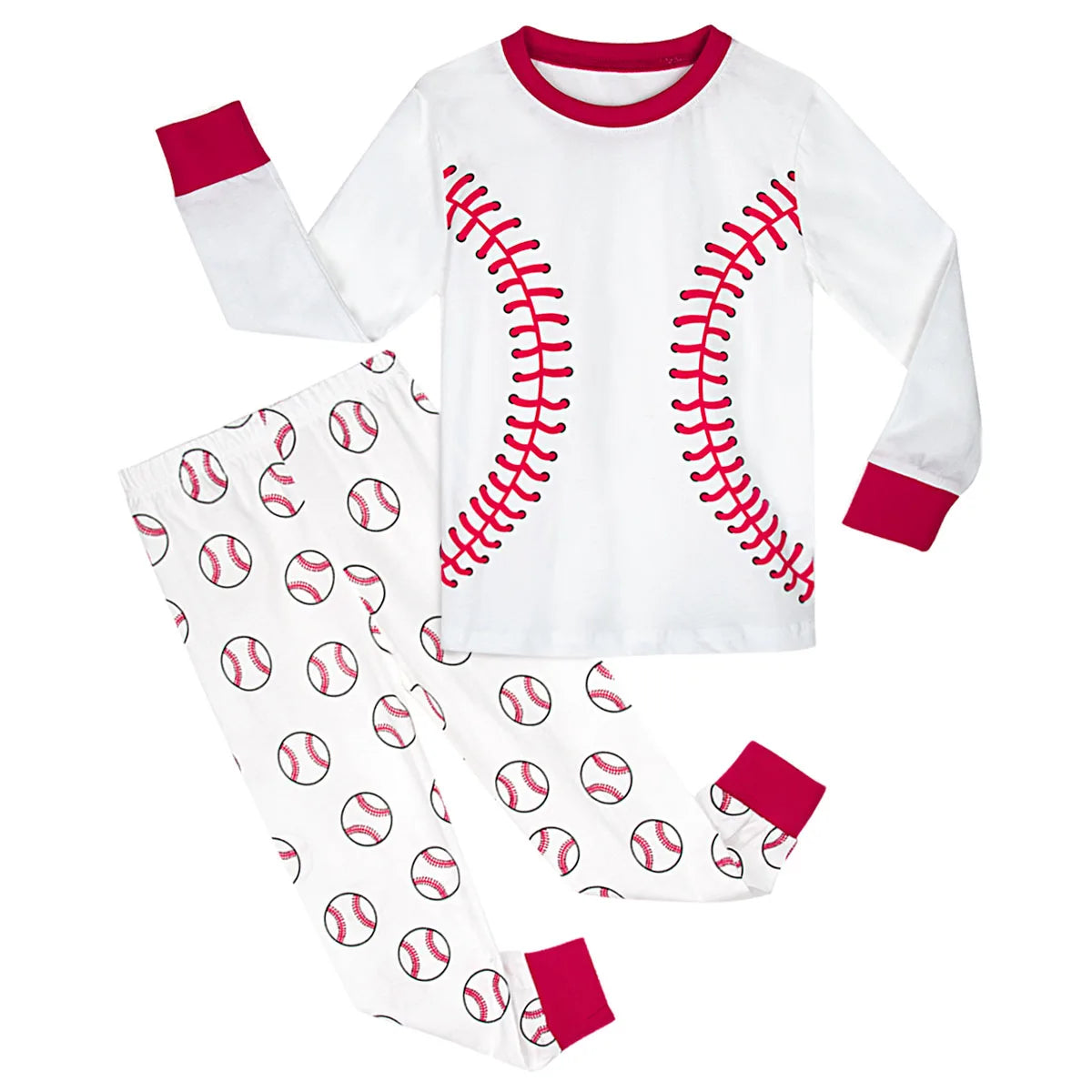 Cotton pajamas pyjamas sets for baby kids boys: police firefighter sleepwear cosplay costume fun party pyjamas children basketball pjs 3-12 years old